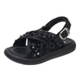 thumbnail image 2 of JTieacloth Summer Girls Sandals For Outdoor And Casual Wear Perfect For Ages 1 10 Girls Flat Sandals,Sizes 1 Big Kid(9-9.5 Years), 2 of 6