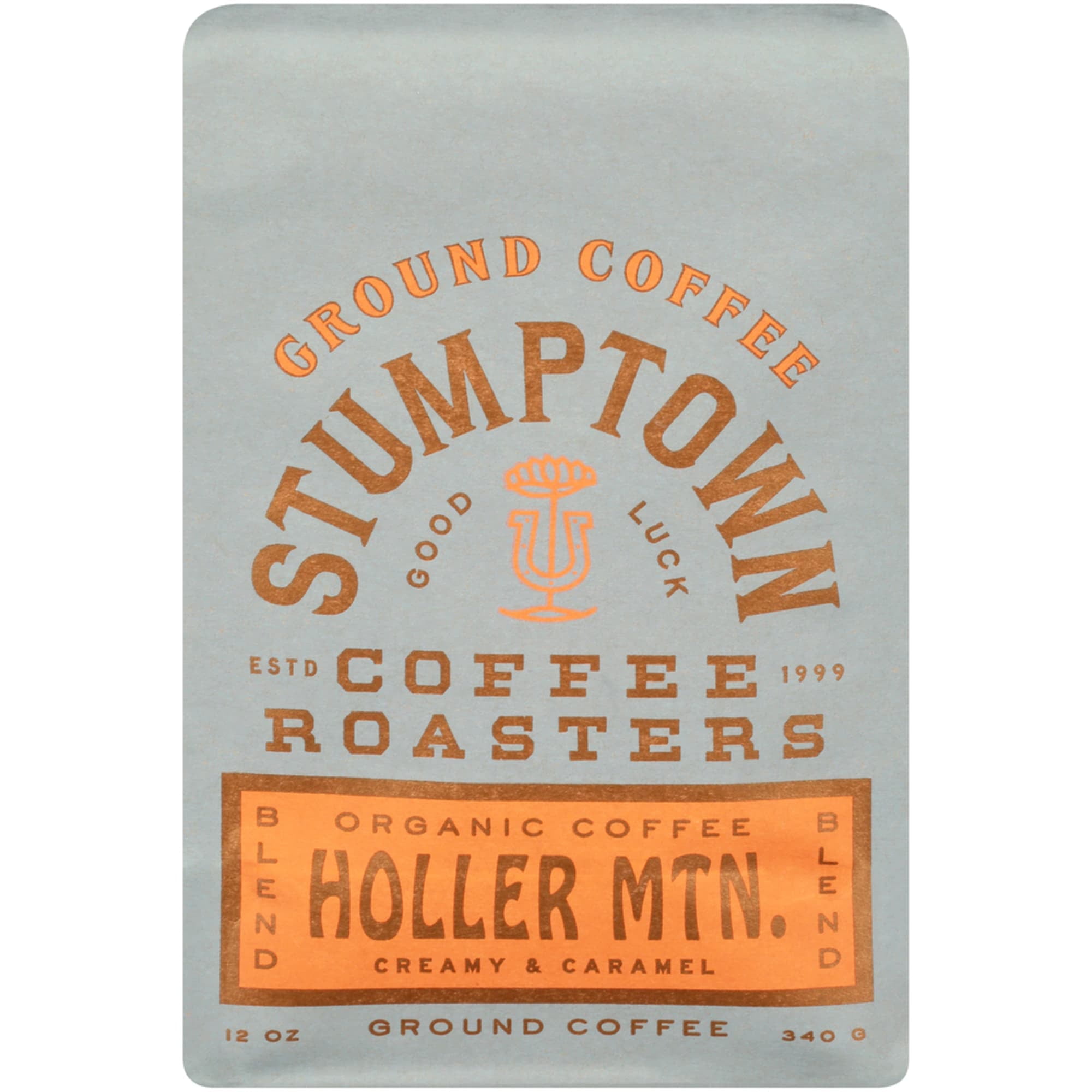 Stumptown Coffee Roasters Holler Mountain Ground Organic Coffee, 12 oz Bag, Flavor Notes Of Creamy Caramel
