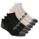 thumbnail image 1 of Calcetines para correr Skechers Quarter Crew para hombre, paquete de 6, 1 of 1