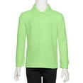 thumbnail image 5 of aka Boys Long Sleeve Pique Polo Shirt, 5 of 20