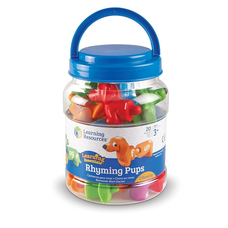 Learning Resources Snap-N-Learn Rhyming Pups Toy - Phonics, Letter