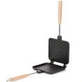 thumbnail image 5 of Hot Sandwich Maker Non-stick Grilled Panini Maker Pan with Handle Stovetop Camping Sandwich Toaster Aluminum Flip Pan for Toast Waffle Breakfast, 5 of 7