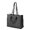 Black, variant on Checkered Handbag Designer Inspired Vegan Leather Tote Bags - Business Briefcase Fashionable Square Totes