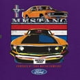 thumbnail image 6 of Wild Bobby, Mustang Powered by Ford Performance Cars and Trucks Unisex Graphic Hoodie Sweatshirt, Purple, Large, 6 of 6