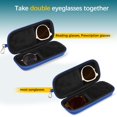 thumbnail image 2 of Estuche para anteojos Tangoner con doble carcasa rígida para 2 pares azul, 2 of 7