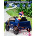 thumbnail image 2 of Eastvita 12V Licensed RAM Ride-On Pickup Truck, Remote, Suspension, Double Doors, Music, LED, 2 of 7