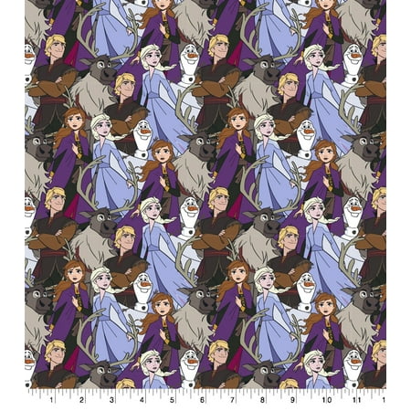 UPC: 0887816367509 | Disney Frozen Friends Forever Cotton Fabric
