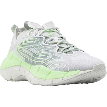 Mens Reebok Zig Kinetica II Shoe Size: 9 Puregrey2 - Neonmint - Harmonygreen Running