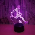 3D Footballs Night Light 3D Optical Illusion Bedside Lamp for Kids 7