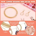 thumbnail image 4 of 20FT 17 Gauge Golden Craft Brass Wire 1.2mm Thick Round Jewelry Twisted Copper Wire DIY, 4 of 9