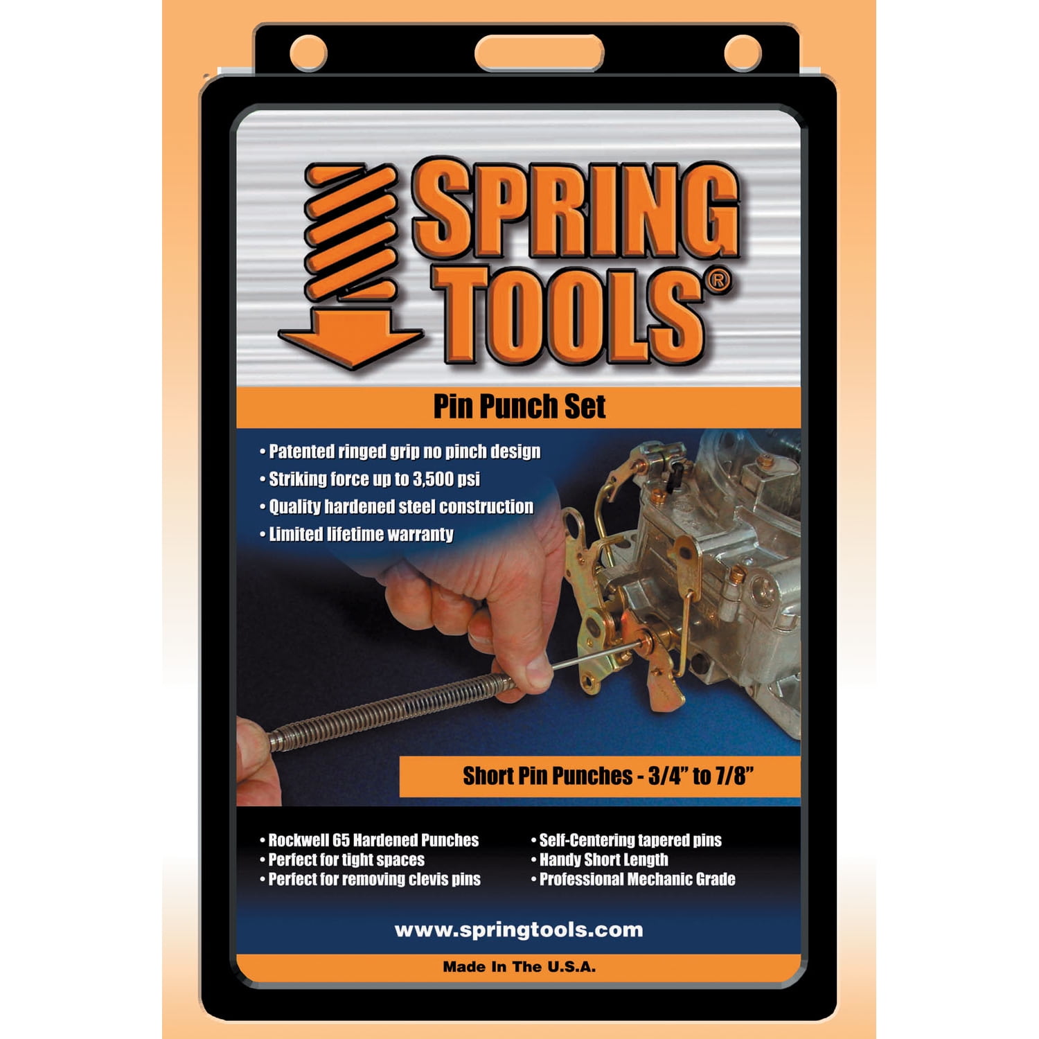 Spring Tools PPM503 4 Pc Spring Tools® Pin Punch Assortment
