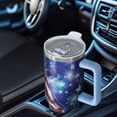 thumbnail image 4 of Independence Day Edition 40oz Tumbler with Handle – Leak Proof Straw Lid, Stainless Steel Travel Mug for Hot and Cold Beverages, 4 of 5