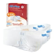 Tranquility AIR-Plus Bariatric Adult Incontinence Brief 4 to 5X-Large Heavy Absorbency Bariatric, 2195, Maximum, 8 Ct