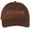 Brown, variant on Color Text Embroidered Dad Hat Adjustable Matching Color Rush Tone on Tone Baseball Cap (White)