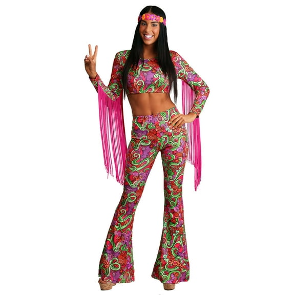 World Peace Women's Hippie Costume