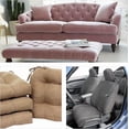 thumbnail image 4 of Firefly Hope 39.4"x47" Suede Upholstery Fabric, Soft Smooth Material for Sofa, Chairs, Pillows & Car Upholstery, White, 4 of 4