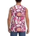 thumbnail image 4 of Uemuo Cute Girl Pattern Men's Sleeveless T-Shirt,Muscle Athletic Tank Top, Moisture-wicking Quick-dry Breathable Classic Tee Top for Gym Run Outdoor Sports-Large, 4 of 8