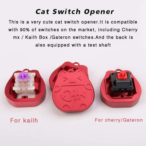 Switch Opener Aluminum for Kail Gateron Cherry MX Switches Mechanical  Keyboard Custom Opening Tool with Metal Magnet 