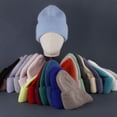 thumbnail image 3 of Gorros de piel de conejo para mujer, gorro de punto suave y cálido, esponjoso, de Angora, 2024, 3 of 5