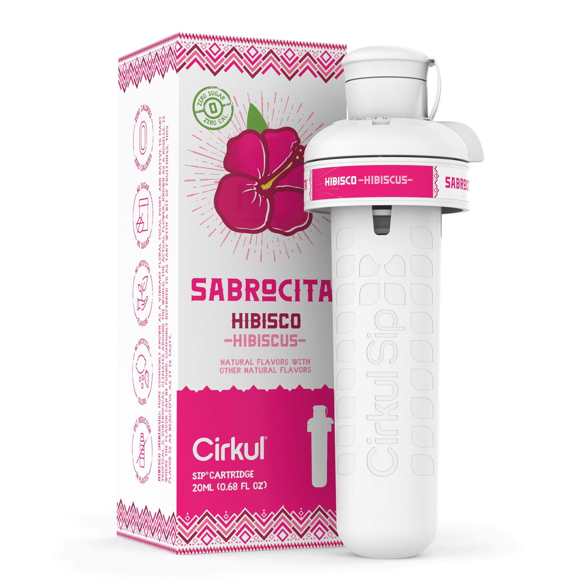 (2 pack) Cirkul Sabrocita Hibiscus Flavor Cartridge, Drink Mix, 1-Pack