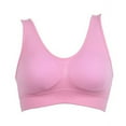 thumbnail image 1 of 2018 Women Sport Padded Seamless Bra Running Vest Tops Rimless Bras Plus Size New, 1 of 6