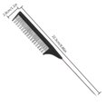 thumbnail image 2 of 10pcs Hair Styling Comb Anti-Slip Rat Tail Comb Multifunctional Pin Tail Comb Hairdressing Comb Hair Salon Comb for Hair Salon Hair Styling Hair Cutting Shop, 2 of 9