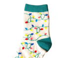 thumbnail image 5 of Keely's Womens Socks, Christmas Lights and Snowflakes, Fun Holiday Novelty Ankle Socks, Shoe Size: 4 - 10, 5 of 5