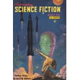 thumbnail image 2 of Retrosci-fi 13x18 White Modern Wood Framed Museum Art Print Titled - Astounding Science Fiction: Space Fear, 2 of 4