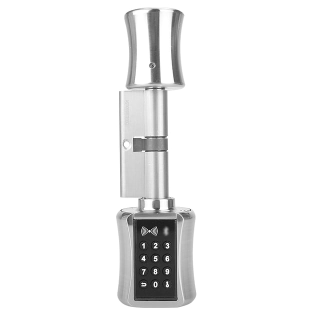 Graflsoa TT Lock Smart Bluetooth Cylinder - Advanced Security with APP, Bluetooth, Card, Password & Key Access, Model C001C-40/40 (Universal Version)