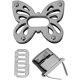 thumbnail image 3 of Cerradura de giro en forma de mariposa, cerradura de bolso, cerradura de giro de pulgar, cierre de hebilla de captura de bricolaje para hacer bolsos, libro, tela de cuero, bolso, billetera (, 3 of 5