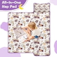 thumbnail image 4 of Pioneer Flower Floral Print Pattern Toddler Nap Mats for Kids Preschool,Sleeping Mat Bag or Kids,Toddler Sleeping Bag,Toddler Nap Mat or Daycare, 4 of 6