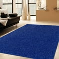 thumbnail image 3 of Ambiant Kids Solid Color Area Rugs Neon Blue - 7' Hexagon, 3 of 4