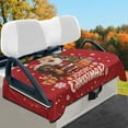 thumbnail image 2 of Yuyamidu Christmas Golf Cart Seat Covers Santa Claus Golf Cart Cushion Covers for 2-Person Seats Club Car Dachshund Fluffy Club Car Seat Towel Blanket for Women Men, Red, 2 of 8