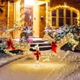 thumbnail image 2 of Costway Renne Lumineux de Noël avec Lumières LED et Piquets Rouges, 2 of 10