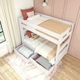 thumbnail image 6 of Max & Lily Solid Wood Modern Farmhouse Farmhouse Twin/Twin Bunk Bed with Storage Drawers, 6 of 9