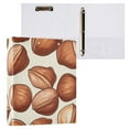 thumbnail image 3 of Chestnuts Nuts 3 Ring Binders 1.5 inch Hardcover File Folders with Interior Pockets A4 Size Organizer for School Office Hospital, 3 of 8