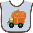 thumbnail image 3 of Inktastic Pumpkin Truck Thanksgiving Halloween Boys or Girls Baby Bib, 3 of 4