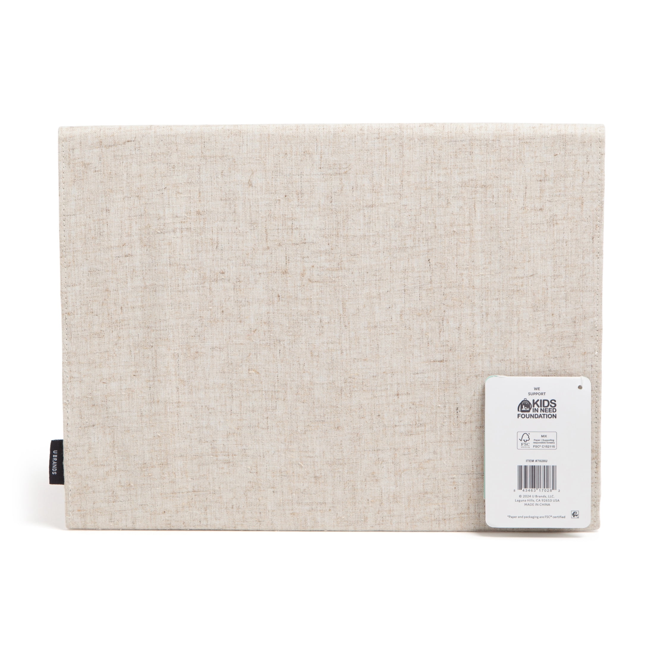 U Brands Linen Document Holder File Sorter, 13 x 9.75 in., Beige