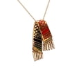thumbnail image 1 of Collier 3D Mode Femmes Collier Foulard en Acier Titane Bijoux, 1 of 8