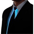 thumbnail image 2 of Light Up Ties, LED Light Up Ties for Men with Power Cord, Adjustable Light Up Ties, Costume Accessories for Party, Bar, School. (blue), 2 of 4