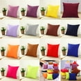 thumbnail image 3 of Joernso Fashion Simple Solid Color Throw Cushion Square Cover Pillow Case Home Decor, 3 of 8