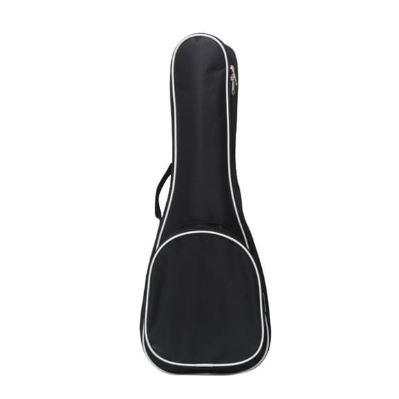 Troglfold Guitar Case 1pc 21 Inches Oxford Cloth Small Guitar Bag Guitar Case with Pockets Waterproof for Kids (Black),22.83"X9.06"X1.97"