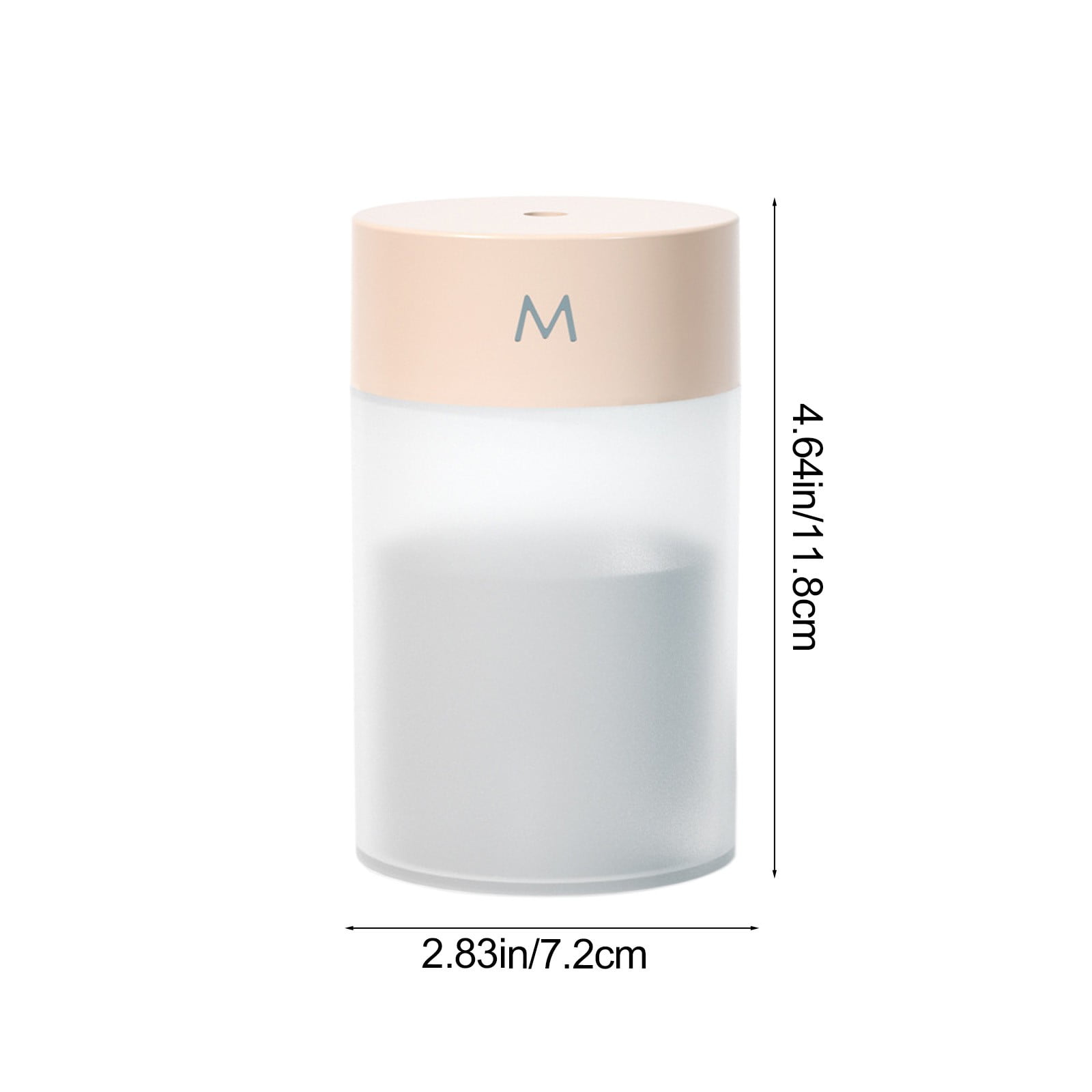 Weloille Cool Mist Humidifier for Bedroom, Babies and Plants, Ultra Quiet Mini Humidifier, Portable, Plastic Construction, in White, Gray, Pink