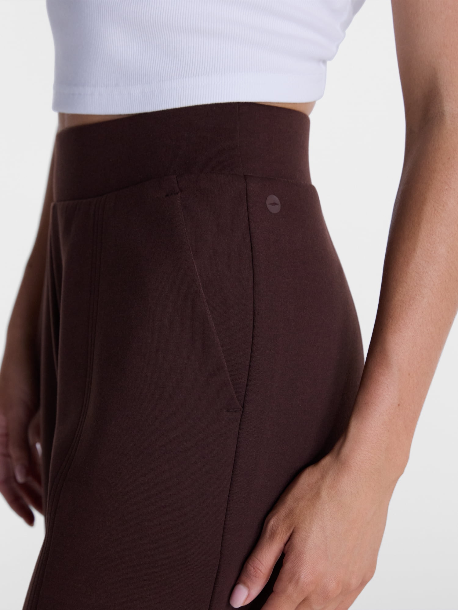 Avia Women's ScubaKnit Wide Leg Pants, Sizes XS-XXXL