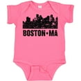thumbnail image 3 of Inktastic Boston Massachusetts City Skyline with Grunge Boys or Girls Baby Bodysuit, 3 of 5