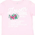 thumbnail image 4 of Inktastic Flower Girl Wedding Duties Girls Toddler T-Shirt, 4 of 5