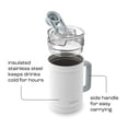thumbnail image 6 of Bubba Water Keg, 52 Oz, Stainless Steel, Vacuum Insulated Leakproof With Side Handle, DualSip 2-Way Lid, Fresh Kicks, 6 of 10
