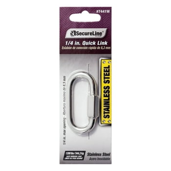 SecureLine 1/4 in. Stainless Steel Quick Link