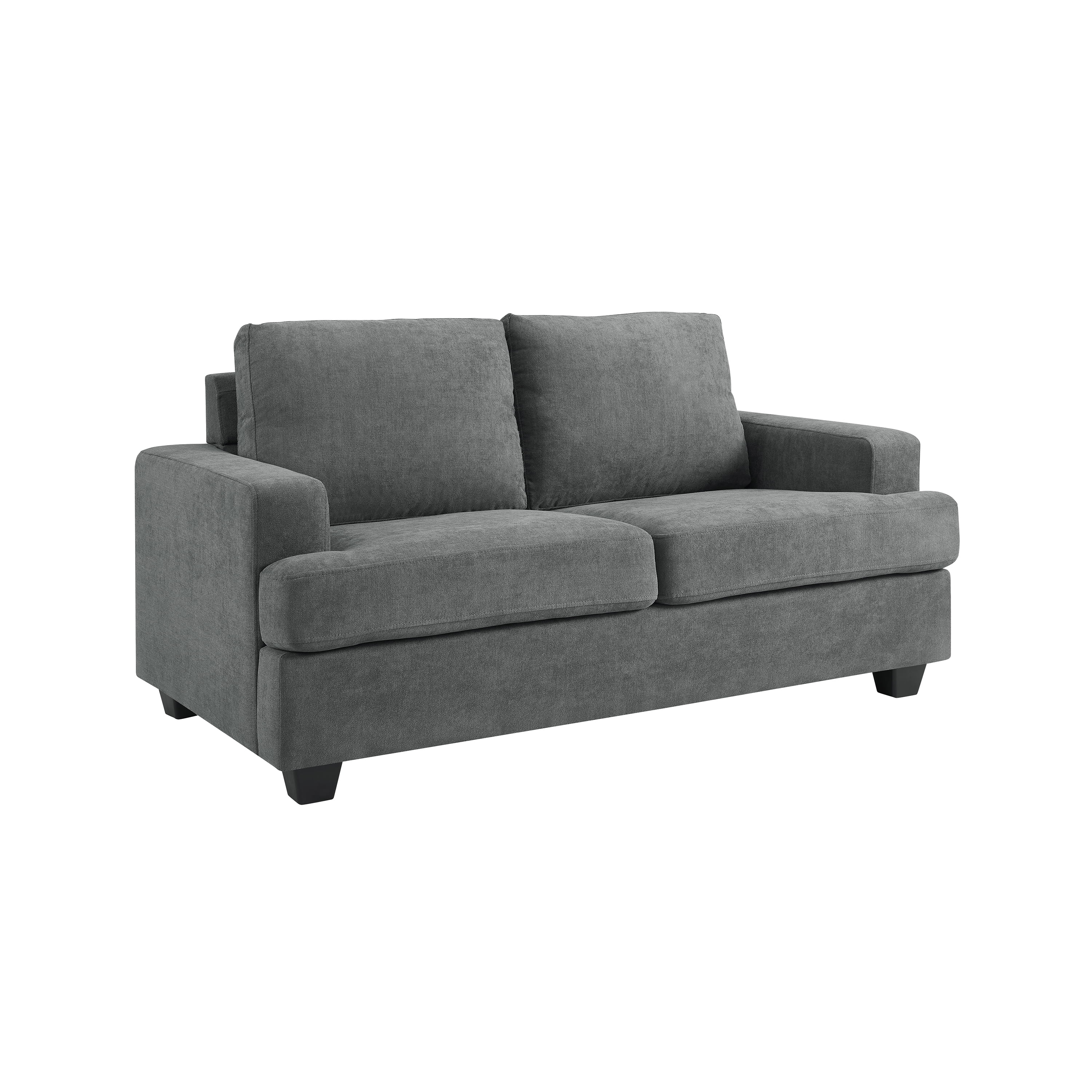AC Pacific Thomas Modern 3-Piece Living Room Set, Grey