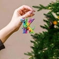 thumbnail image 4 of Christmas Dinosaur Acrylic Alphabet Ornaments Decorative Hanging Letters For Festive Tree Craft And, 4 of 6